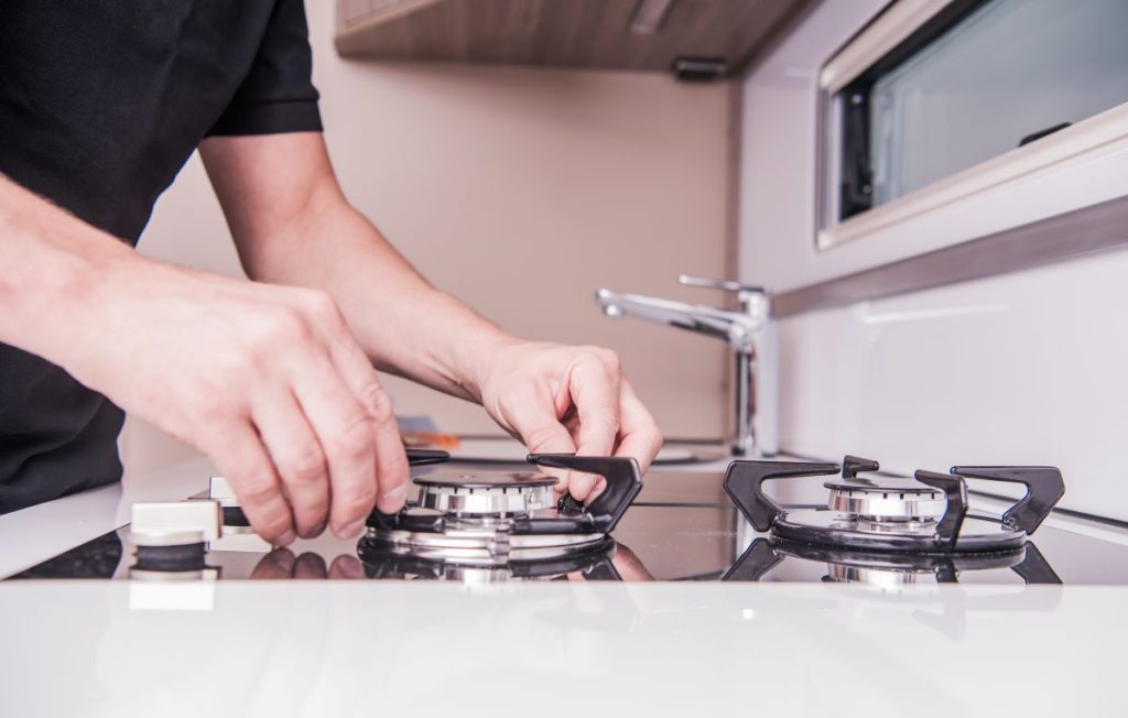 Installing Propane Oven Range In Kitchen